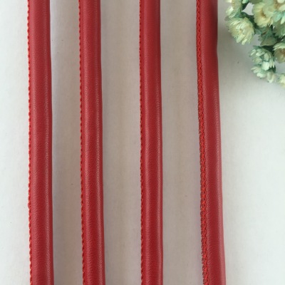 Manufacturers custom stepped wire round the car wire core rope PU sewing leather rope accessories accessories DIY mobile phone chain materials