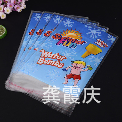 OPP bag packaging bag with printing bag color Bag divided bag 100 / bag can be customized