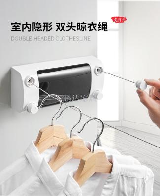 Invisible clothesline indoor drought-free drying clothes cool clothesline clothesline magic device balcony telescopic 
