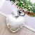 Manufacturers direct Korean creative PU leather love tassel car bag key chain DIY pendant accessories