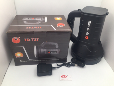 The Led flashlight rechargeable lamp portable searchlight ultra bright is suing xenon torch