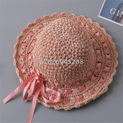 Factory direct selling summer ribbon rope sun hat female quick sale hot style