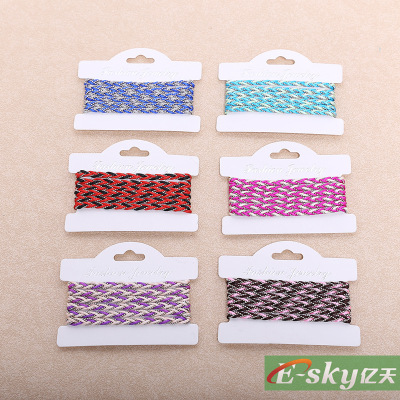Hot style suede silk Chinese knot and bead chain weaving accessories accessories yiwu small commodity wholesale market