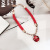 Transfer pearl piglet red rope bracelet female good luck rope 18K rose gold New Year gift set Korean version