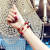 2019 new web celebrity Korean version pearl bracelet female simplicity student sen bestie bracelet sister bracelet red