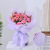 Korean flower wrapping paper bouquet Korean plain paper flower packing material wholesale