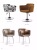 Bar chair, bar counter chair, multi style backrest chair, lift bar chair