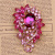 Africa's best-selling brooch color glass large glass brooch crystal glass brooch corsage clothing accessories