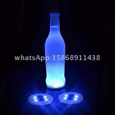 Slingifts Mini Glow Coaster LED Bottle Light Stickers Nightclub Bar Party Vase Decoration LED Glorifier Drink Cup Mat