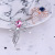 Flower brooch small crystal glass brooch accessories set diamond metal brooch foreign trade hot-selling flower-shaped suit accessories