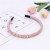 Korean hair accessories wide edge hair band crystal beaded hair band disc hair card handmade fashion head card