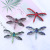 Korean version of the alloy set diamond pearl dragonfly animal brooch brooch simple small fresh clothing accessories brooch spot