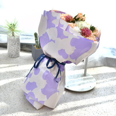 Shunqing flower packaging printing flowers wrapping paper bouquet valentine's day gift paper manufacturers direct sales