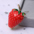 Drop oil strawberry brooch enamel oil alloy fruit brooch cartoon brooch silk scarf buckle pin wholesale from stock