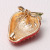 Drop oil strawberry brooch enamel oil alloy fruit brooch cartoon brooch silk scarf buckle pin wholesale from stock