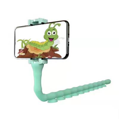 Douyin the same caterpillar support adorable bug lazy support multifunctional suction cup car mobile phone support manufacturers wholesale