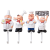 Resin personality chef strong adhesive hook wall can be glued to the kitchen hook nail behind the door without trace