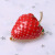 Drop oil strawberry brooch enamel oil alloy fruit brooch cartoon brooch silk scarf buckle pin wholesale from stock