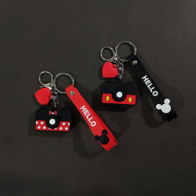 Cartoon camera key chain pendant creative accessories pendant key accessories bag pendant automotive accessories pendant