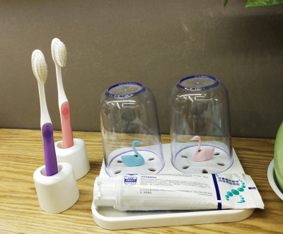 Creative home toilet daily necessities - swan love gargle set \\\"meilongyu. Shanke\\\" manufacturers direct sales