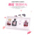 4 - piece Vydes new perfume set for ladies: perfume set with lasting fragrance, floral and fruity fragrance