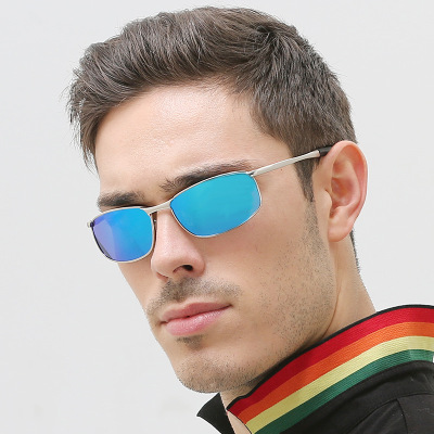 Cross-boundary hot style sports polarized driving metal driving night vision glasses aliexpress men's fashion wear with small frames