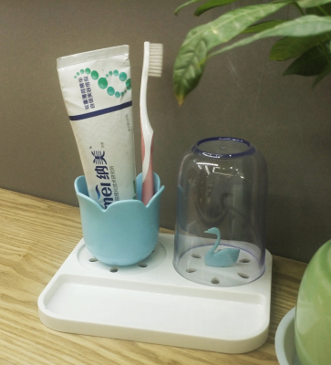 Creative home toilet daily necessities - swan flower gargle set \\\"meilongyu. Shanke\\\" manufacturers direct sales