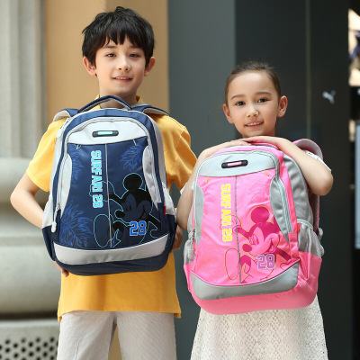 Popular fake Disney children's school bag students shoulder bag primary school bag canvas leisure school bag wholesale