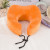 Cross border slow rebound crystal velvet memory cotton u-shaped pillow nap travel plane pillow massage neck pillow neck pillow