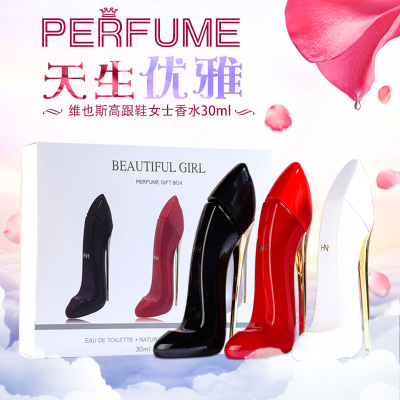 Veyes new high heel perfume fresh flower and fruity fragrance for ladies gift set perfume