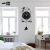 A red modern decoration ceiling clock personality sitting room creative clock