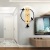 Nordic style clock wall clock living room modern simple quiet clock personality creative fashion household quartz clock
