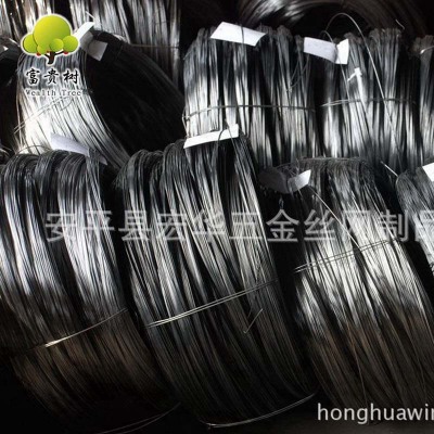 0.9mm black wire oil painted black annealed iron wire building binding wire factory direct sale Gauge 20