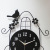 A red modern decoration ceiling clock personality sitting room creative clock