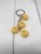 Factory direct selling cute key hanging machine on small yellow duck cartoon bag accessories PVC soft plastic stereo key chain