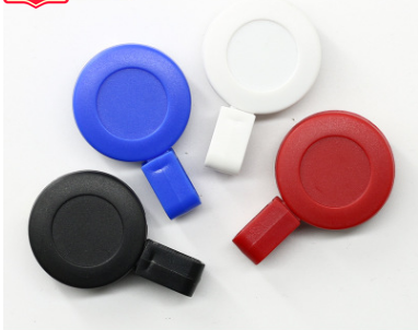 Multi-color frosted easy to pull buckle plastic round breast buckle easy to pull buckle