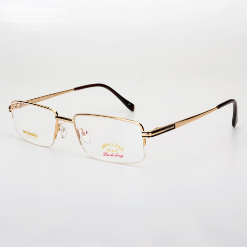 titanium frame glasses frame men‘s half frame with myopia glasses optical glasses frame business model factory wholesale