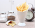 Cross-Border Portable Potato Chips Cup with Sauce Dipping Container Tumbler Plastic Pp Salad Cup Potato Chips Cup Salad Bowl