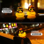 Internet Celebrity Little Yellow Duck Reflective Rearview Mirror Breaking Wind Charging Social Duck Car Ornaments with Helmet