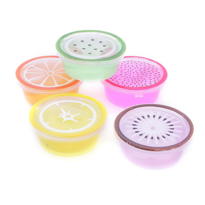 Crystal slime set safe non-toxic creative diy materials transparent rubber color clay toys