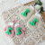 Set female winter warm tie neck lovely students Korean version sheep cake wool with thick sheep cake hair Japanese 