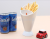 Cross-Border Portable Potato Chips Cup with Sauce Dipping Container Tumbler Plastic Pp Salad Cup Potato Chips Cup Salad Bowl