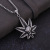 New maple leaf pendant necklace pendant hip hip hip personality skull pendant style