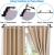 Slingifts Curtain Rod Bracket No Drill Hang Curtain Rod Holder Adjustable Double Curtain Rod Hooks