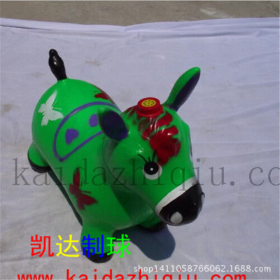 Wholesale inflatable horse music painting jump horse cartoon inflatable toys inflatable animals such as horses, cattle and deer