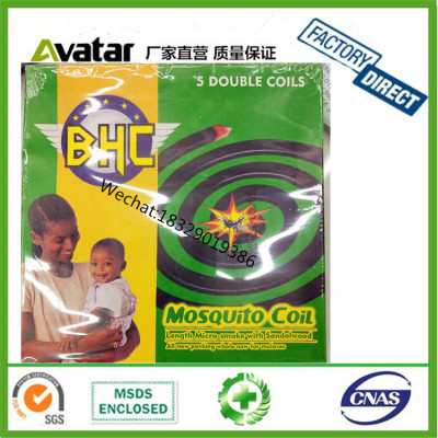  OEM Factory Indoor and outdoor BHC Mosquito Killer Smokeless China Black Mosquito Coil Manufacturers