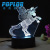 LED fashionable 3D night light acrylic new unique LED light creative gift display remote control base