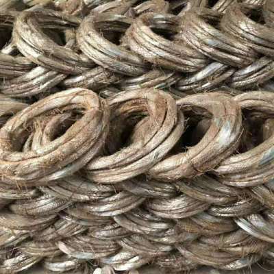 High quality galvanized ironwire factory 5rolls in a bundle woven/hessian bag packing construction bindinging wire