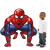 New large 3D combination oF Spider-Man aluminum film Children Toy Birthday party wholesale