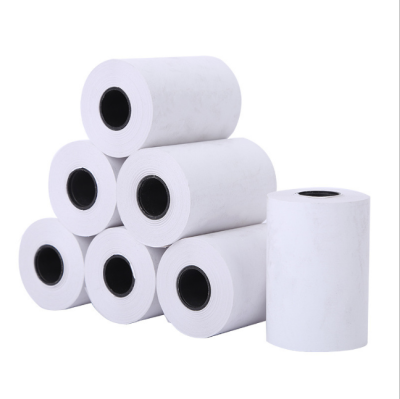 Factory Direct Sales Wood Pulp Paper POS Printing Paper 57*50 Thermal Cash Register Paper 57x50 Receipt Paper Card Brushing Machine Paper